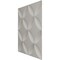 Ekena Millwork 19 5/8in. W x 19 5/8in. H Wallflower EnduraWall Decorative 3D Wall Panel Covers 2.67 Sq. Ft. WP20X20WACST - alternate 2